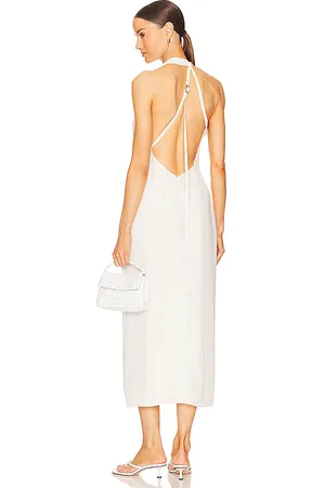 St Agni Asymmetrical Belt Back Dress