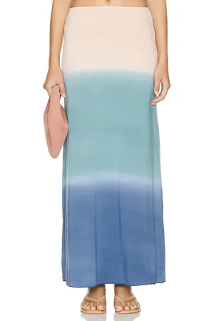 Indah Monarch Hand-painted Maxi Skirt