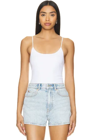 Alexander Wang Cotton Rib Seamless Tank Bodysuit