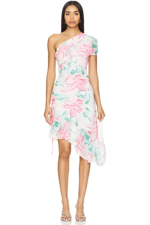KIM SHUI Cut Out Ruffle Mini Dress