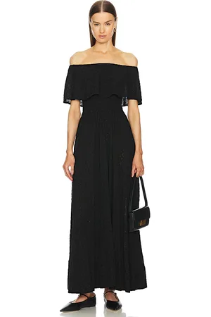 Helsa Petite Eyelet Garden Midi Dress