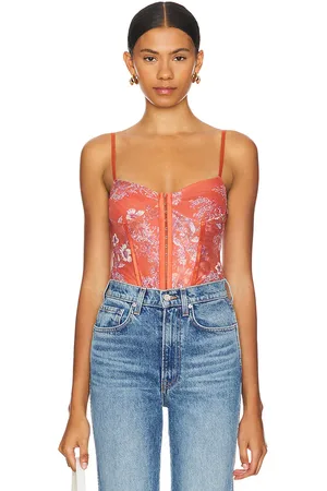 Free People X Intimately FP Printed Night Rhythm Bodysuit