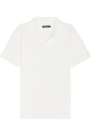 Frescobol Carioca Faustino Terry Cotton Blend Short Sleeve Polo