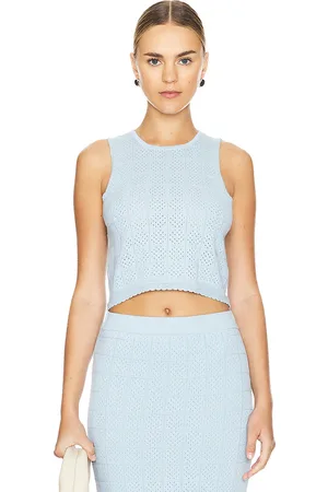 MONROW Crochet Knit Tank