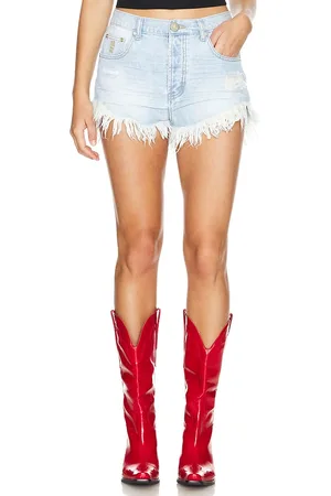 ONE TEASPOON Outlaws Denim Short