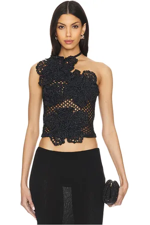Cult Gaia Nazanin Crochet Top