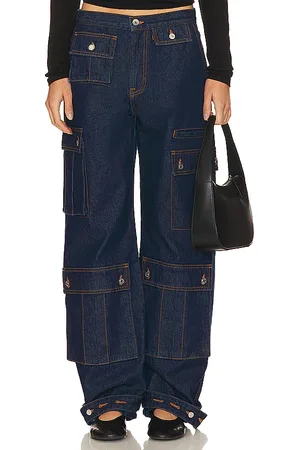 GRLFRND Lara Low Rise Wide Leg Cargo