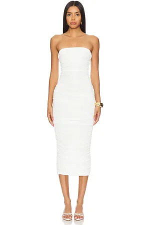 SER.O.YA Martha Strapless Midi Dress