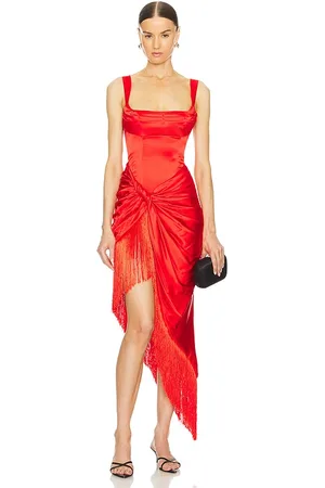 For Love & Lemons Anisa Asymmetrical Dress