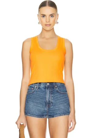 Goldie Estelle Cotton Rib Crop Tank