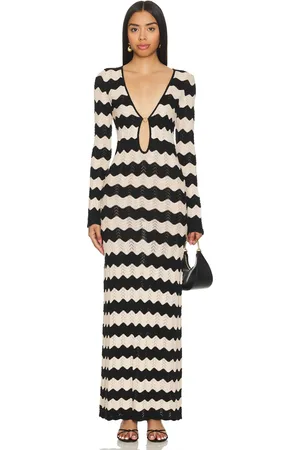 Capittana Ella Stripes Knitted Maxi Dress