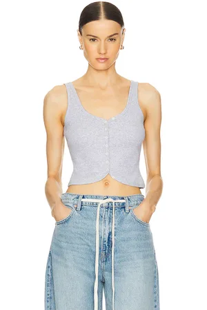GRLFRND Rib Button Through Tank