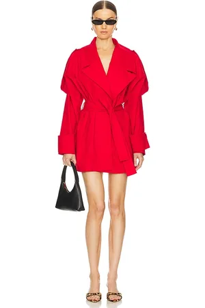 SELMACİLEK Canvas Belt Detailed Jacket Dress