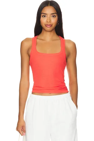 LA Made Valeria Square Neck Cinch Tank