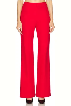 SELMACİLEK High Rise Slit-detailed Canvas Pant