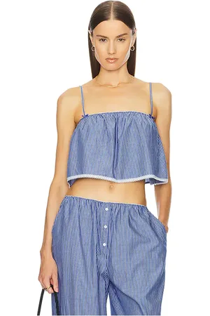 Helsa Pinstripe Poplin Camisole