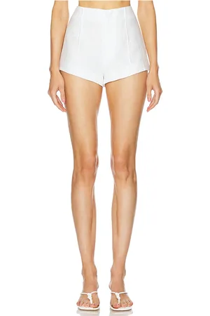 Helsa Washed Linen Micro Short