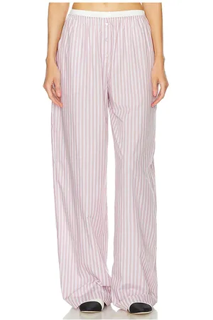 Helsa Wide Stripe Poplin House Pants