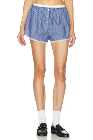 Helsa Pinstripe Poplin House Short