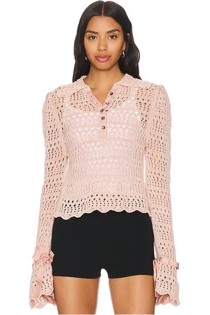 Free People Pointelle Pullover