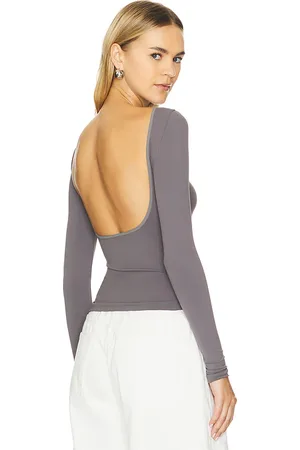 Free People X Intimately FP Low Back Seamless Long Sleeve
