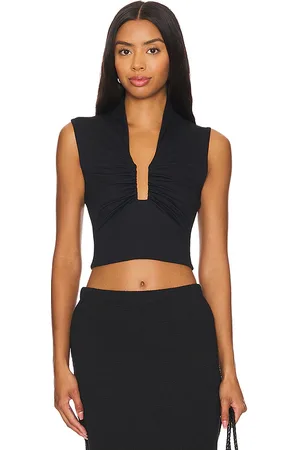 Susana Monaco Square Wire Sleeveless Top