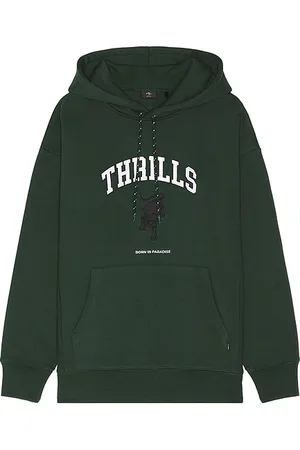 Thrills Hard Knocks Slouch Pull On Hoodie
