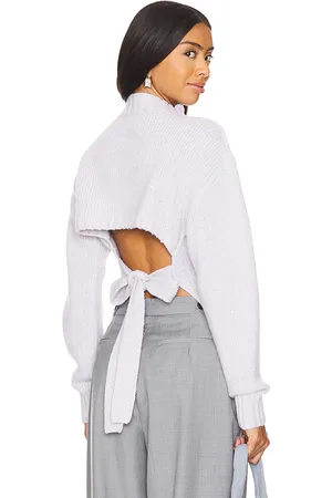 St Agni Wool Cashmere Blend Tie Back Jumper