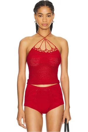 nastyamasha Crochet Halter Top