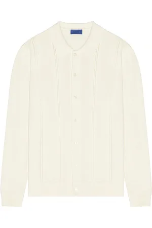 Saturdays NYC Jahmad Linen Long Sleeve Polo