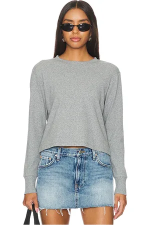 LnA Long Sleeve Cotton Rib Crew Tee