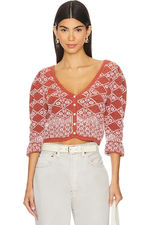 Free People Geo Floral Cardi