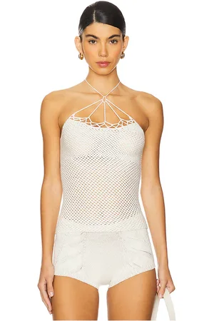 nastyamasha Crochet Halter Top