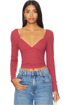 Free People X Intimately FP Duo Corset Long Sleeve Cami In