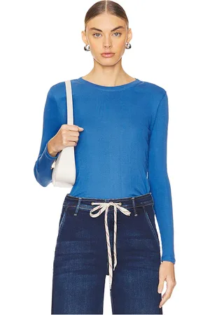 Goldie Estelle Long Sleeve Cotton Rib Tee Shirt