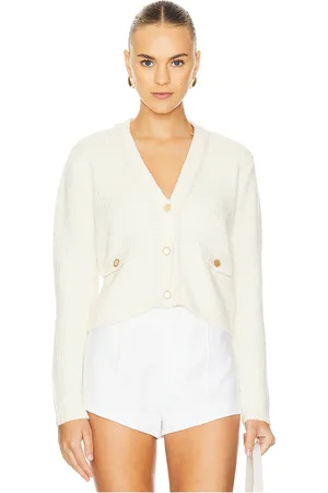 Frame Double Pocket Cropped Cardi