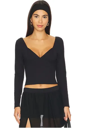 Free People X Intimately FP Duo Corset Long Sleeve Cami In