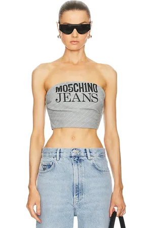 Moschino Strapless Crop Top