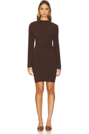 525 America Ryan Mock Neck Mini Dress