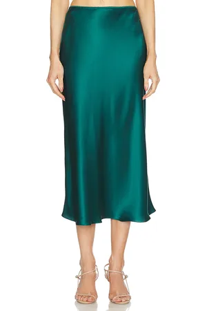 SABLYN Miranda B Scallop Trim Bias Cut Skirt