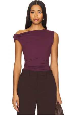 Susana Monaco Asymmetric Gathered Top