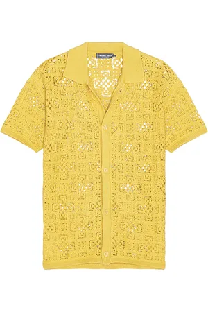 Frescobol Carioca Raul Crochet Cardigan Shirt