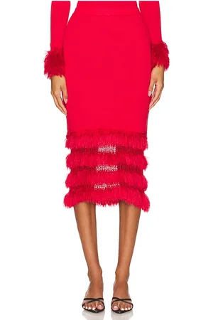 ANDREEVA Knit Skirt With Handmade Details