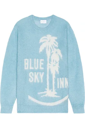 BLUE SKY INN Mohair Sweater With Palms