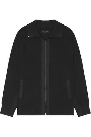 RAG&BONE Washed Dexter Andrew Zip Sweater