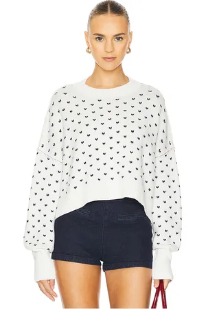 Free People Pattern Easy Street Crop Sweater