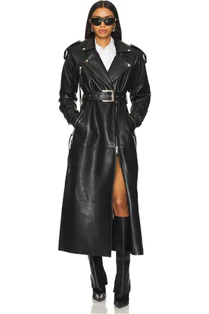 Retrofete Knightley Leather Trench Coat