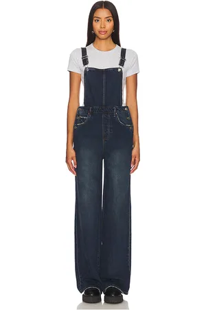 GRLFRND Sadie Wide Leg Overalls