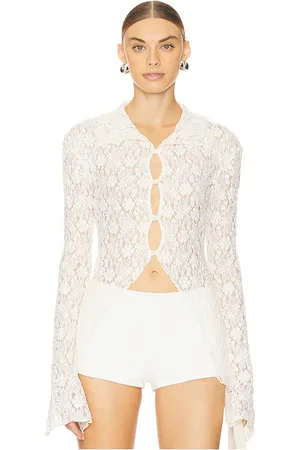 yuhan wang Lace Buttoned Blouse