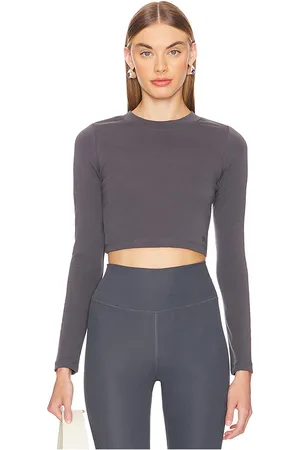 IVL COLLECTIVE Jersey Cropped Long Sleeve Top